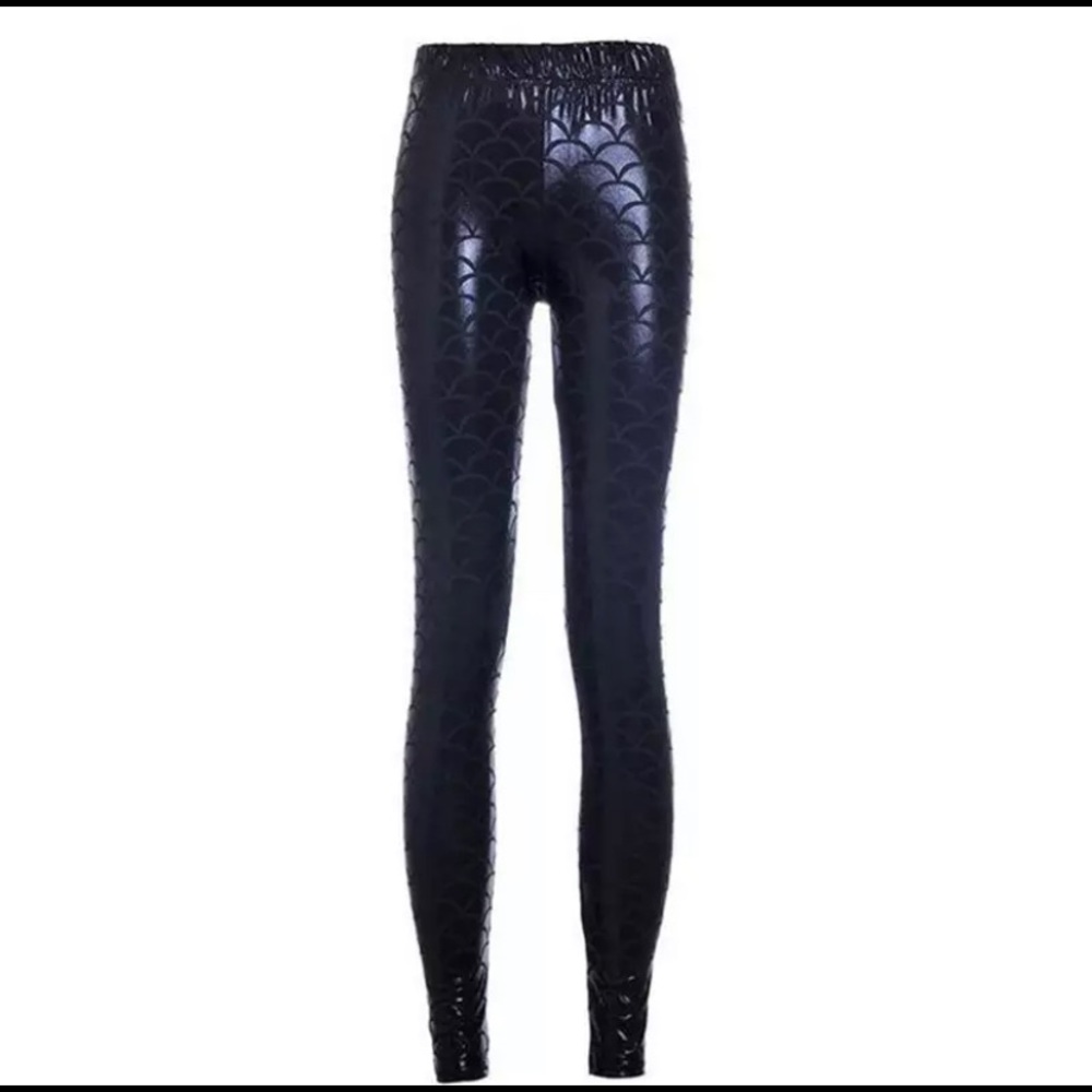 New Women Mermaid Fish Scale Leggings